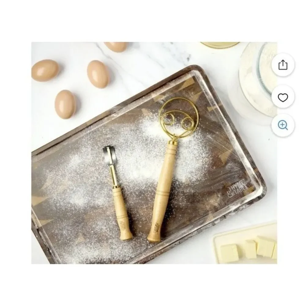 Baker Baking Tool Bread Kit Lame Sourdough Scraper Gift Dough Whisk Artisan‎ NEW